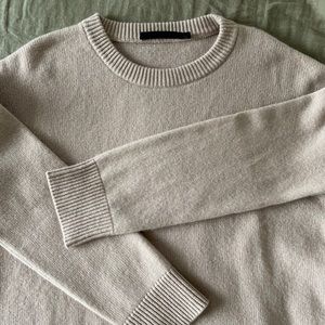 Jenni Kayne Cashmere Boyfriend Sweater in Blush